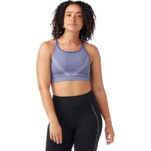 Smartwool Womens Intraknit Strappy Bra(Nightfall Blue Heather)