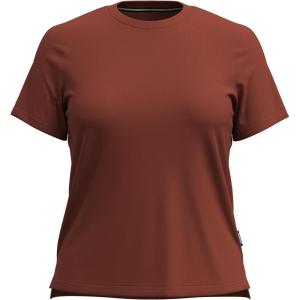 Smartwool Women’s Merino Wool Perfect Crew Short Sleeve Tee(Pecan Brown)